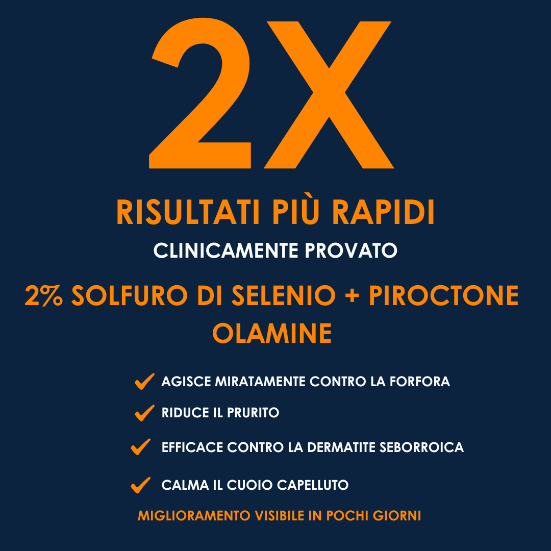 Alternativa a Selsun – Shampoo Antiforfora con Solfuro di Selenio e Piroctone Olamina – 200 ml